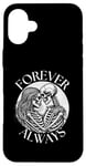 iPhone 16 Plus forever always - skeleton couple eternal lover Twin Flame Case