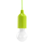 HyCell Pull Light Red with Light Pull with Pull Switch, Plus AAA Batteries, Acrylic, Green, 16 x 5.5 x 5.5 cm, E27 1watts