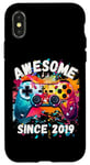 Coque pour iPhone X/XS Jeu It's My 5th Birthday Boy sur le jeu vidéo 5e anniversaire