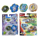 Bey-blade Burst Speedstorm & Quad Drive - Twin Pack - 4 Bey-blades