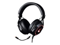 Konix Drakkar Ragnarök EVO - Micro-casque - circum-aural - filaire - USB - isolation acoustique - noir