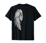 One Winged Angel Gothic Fantasy Gamer Back Print T-Shirt