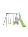 Tp Alaska Wooden Swing Set &Amp; Slide