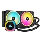 Corsair iCUE LINK H115i RGB Liquid CPU Cooler - 280mm AIO - QX140 RGB Fans - Fits Intel® LGA 1700, AMD® AM5 - iCUE LINK System Hub Included - Black