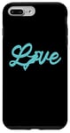 Coque pour iPhone 7 Plus/8 Plus Amoureux de ski nautique Amour Skier Sport Ski nautique