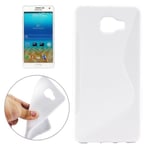 COQUE SILICONE SOUPLE MOTIF S-CASE POUR MICROSOFT NOKIA LUMIA 620 BLANC