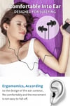 Hearprotek Sleep Earbuds, 2 Pairs Ultra Soft Lightweight Silicone Sleeping with