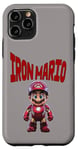 iPhone 11 Pro Iron Mario Cartoon Design Case