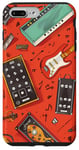 Coque pour iPhone 7 Plus/8 Plus Guitare Pédale Ampli Cartoon Musique Lover Nouveautés Design