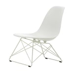 Vitra Eames Plastic Side Chair LSR loungestol White-white