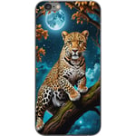 Apple iPhone 6s Plus Genomskinligt Skal Leopard