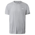 THE NORTH FACE M Reaxion Amp Crew - EU T-Shirt Mid Grey Heather XL