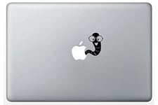 Anakiss Sticker pour Macbook Ver de Terre Noir Taille Unique