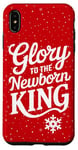 iPhone XS Max Glory To The Newborn King Nativity Scene Jesus Christian Case