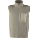 Peak Performance Ground Pile Fleece Vest Herre - Beige - str. 2XL