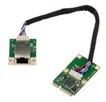 KALEA-INFORMATIQUE Carte contrôleur réseau Mini PCI Express MiniPCIE 1 Port cuivre RJ45 LAN 2.5 GIGABIT ETHERNET avec chipset Intel I226 SRKTV