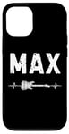 Coque pour iPhone 12/12 Pro Max Guitare Battement De Coeur Musique Guitariste