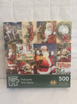 Corner Piece Christmas Puzzle 500 Piece Postcards from Santa SEALED