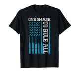 One Smash to Rule All Game Player USA Flag T-Shirt