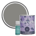 Rust-Oleum Grey Water-Resistant Bathroom Tile Paint in Gloss Finish - Art School 750ml