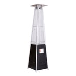 KINGSTONE Terrassevarmer Kingstone Pyramide Gass 1300W Svart