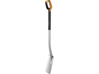 Fiskars 1003681, Grøftespade, Plastikk, Stål, Svart, Oransje, Firkant, Ergonomisk, Grep Som Ikke Glir, D-Formet