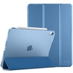 ProCase Coque pour iPad Air 11 Pouces (M2) 2024, Air 5ème 2022, iPad Air 4ème 2020 10.9 Pouces, Étui de Protection Anti-Chute, Rabat Magnétique Stable -Bleu