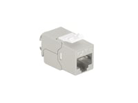 Logilink Keystone-Modul Cat.8.1, Klass I, Skärmad Verktygsfri Installation, Rj45-Koppling, Klass I 40G 2.000 Mhz, - 1 St (Nk4067)