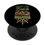 Oasis of Wellbeing - Gaviota State Beach PopSockets Adhesive PopGrip