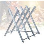 Randaco - Chevalet de sciage Scie pliante cheval bûche coupe stand bois de soutien banc 150kg pour tronçonneuses ou scies à main