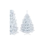 SPRINGOS Sapin de Noël artificiel Sapin blanc 150 cm Qualité supérieure Fabriqué dans l'Union Européenne
