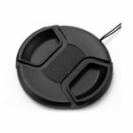 Meking 72mm Camera Snap-on Lens Cap Cover with Cord for Canon Nikon Sony DSLR