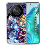 Cokitec Coque Renforcée pour Honor Magic 6 Lite 5G Manga Dragon Ball Sangohan Duo