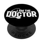 Médecin d'urgence Médecin hospitalier - I Am The Doctor PopSockets PopGrip Adhésif