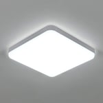 Lot de 2 éClairage De Plafond Modernes 3000k-6000k RéGlable Luminaire Pour Salle à Manger,Cuisine, Chambre, Couloir, Bureau (Blanc)