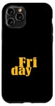 Coque pour iPhone 11 Pro University Varsity-Gold Friday Varsity-Gold Yellow