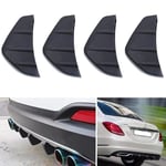 Mayyou Car Rear Bumper Spoiler Diffuser Shark Fin Protect Cover Anti-crash Accessories