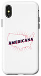 Coque pour iPhone X/XS Americana, États-Unis, Patriot, BJJ, Jiu-Jitsu, MMA