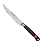 Burgvogel Solingen Couteau à Steak forgé, 12 cm, Master Line, Bord dentelé, Inoxydable, Noir, Lavable au Lave-Vaisselle