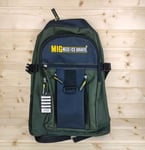 MIG Backpack Work Casual Leisure Black/Khaki 36X14X46CM 23 Litre (New With Tags)