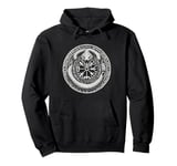 Viking Midgard Serpent Celtic Runes Symbols Walhalla Pullover Hoodie