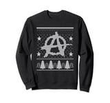 Punk Rock Ugly Christmas Funny Sweatshirt