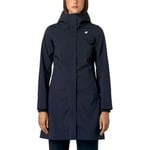 Veste K-Way  Trench Stephy Bonded Bleu Profondeur