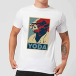 Star Wars Yoda Poster Men's T-Shirt - White - 5XL - White