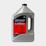 Quicksilver Mineralolja till 2-takt utombordare Premium 2-Stroke Engine Oil, NMMA TC-W3, 4 liter