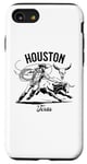 Coque pour iPhone SE (2020) / 7 / 8 Houston Texas Rodeo Bull Rider Steer Wrangler Cowboy