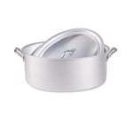 Agnelli Cocotte ovale en aluminium avec couvercle 36cm 2636-AGN