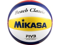 Mikasa Bv552c, 10-Panel Ball, Blå, Vit, Gul, Konstläder, Utomhus, 66 - 68 Cm, Chn