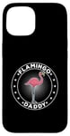 Coque pour iPhone 15 Pink Flamingo Daddy Flamingo Daddy