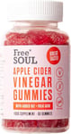 Apple Cider Vinegar Gummies with The Mother 1000mg Enhanced with Vitamin B12 & Folic Acid – 60 High Strength ACV Vegan Capsules with Pomegranate & Beetroot Powder – Natural Ingredients – Free Soul